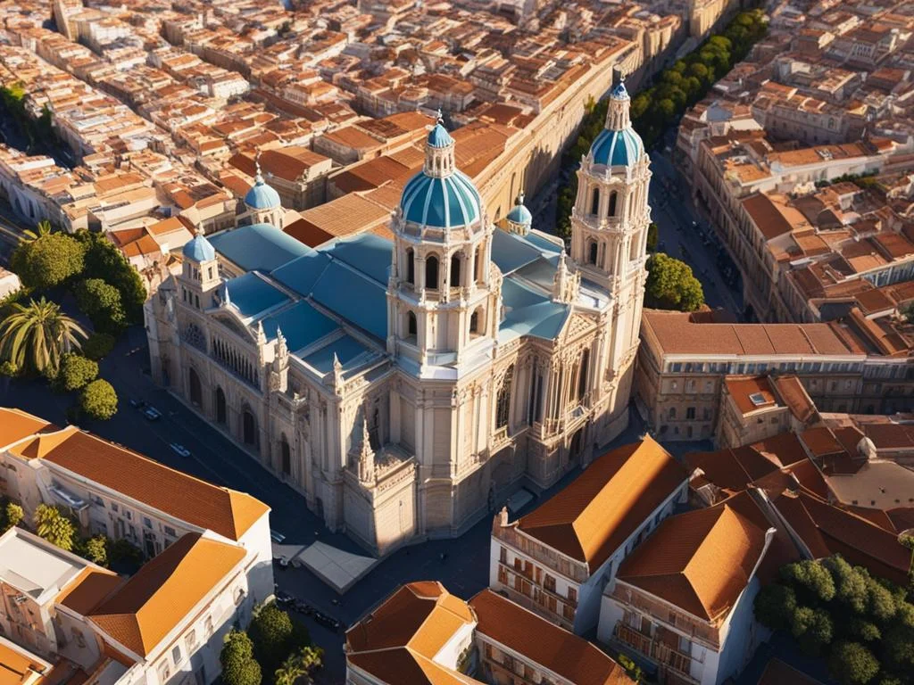 Malaga Spain-  The Majestic Malaga Cathedral
